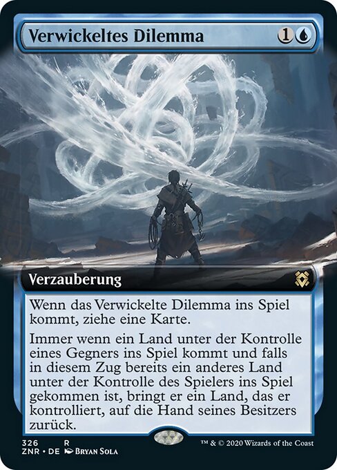 Verwickeltes Dilemma XZNR-326 Rare Near Mint Deutsch