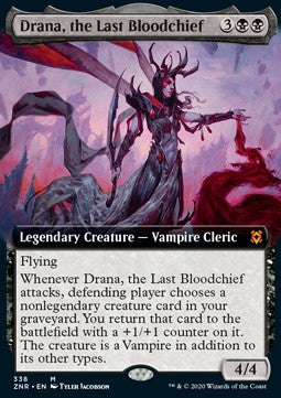 Drana, der letzte Bluthäuptling XZNR-338 Mythic Near Mint Englisch Foil