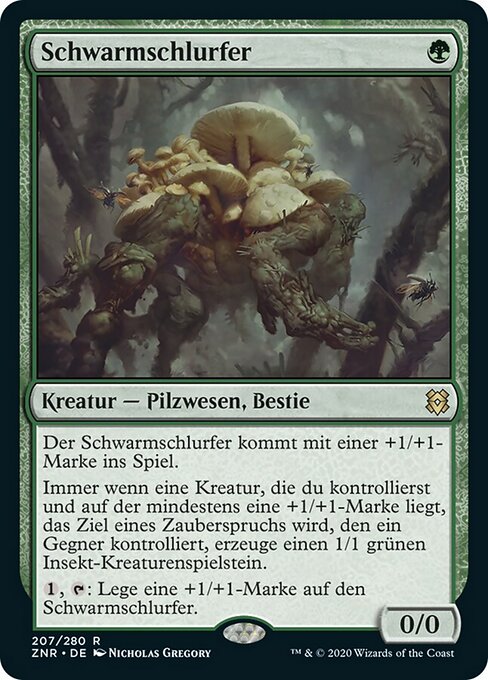 Schwarmschlurfer ZNR-207 Rare Excellent Deutsch