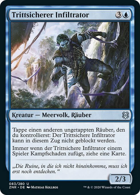 Trittsicherer Infiltrator ZNR-83 Uncommon Near Mint Deutsch