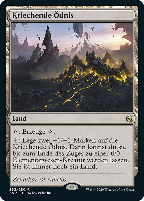 Kriechende Ödnis ZNR-262 Rare Excellent Deutsch