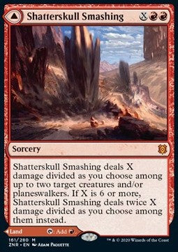 Shatterskull Smashing // Shatterskull, the Hammer Pass ZNR-161 Mythic Excellent Englisch Foil