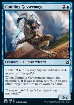 Listige Geysirmagierin ZNR-55 Common Near Mint Englisch Foil