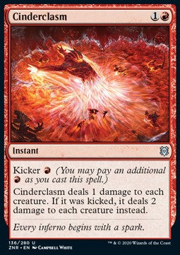Glutflut ZNR-136 Uncommon Near Mint Englisch Foil