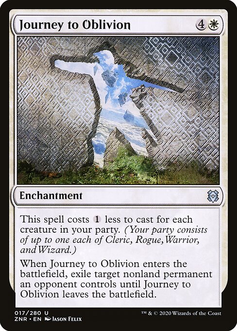 Journey to Oblivion ZNR-17 Uncommon Near Mint Englisch