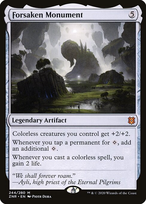 Forsaken Monument ZNR-244 Mythic Excellent Englisch