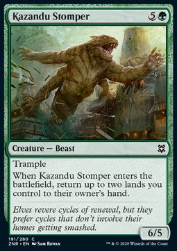 Kazandu-Stampfer ZNR-191 Common Near Mint Deutsch Foil