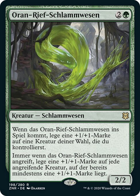 Oran-Rief-Schlammwesen ZNR-198 Rare Excellent Deutsch