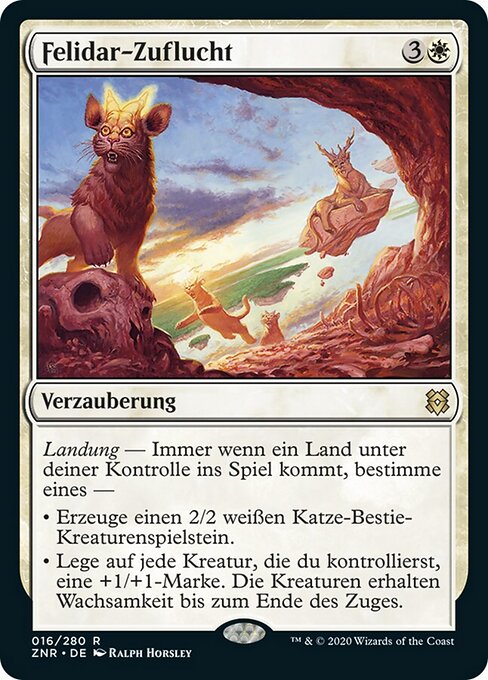 Felidar-Zuflucht ZNR-16 Rare Good Deutsch