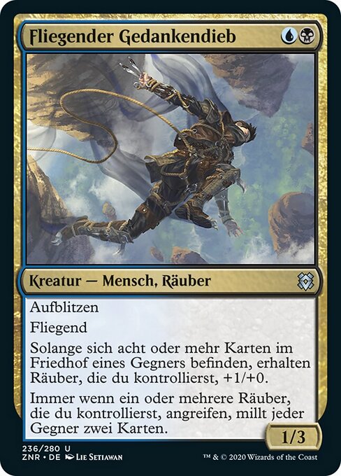 Fliegender Gedankendieb ZNR-236 Uncommon Near Mint Deutsch