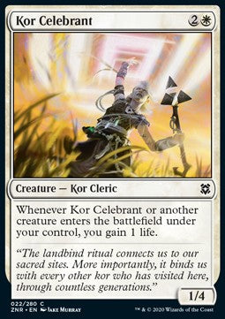 Kor-Zelebrantin ZNR-22 Common Near Mint Englisch Foil
