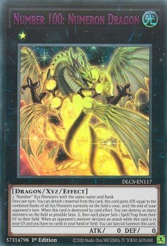 Nummer 100: Numerondrache (V.4) DLCS-117 Ultra Rare Near Mint Deutsch 1. Auflage