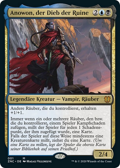 Anowon, der Dieb der Ruine (V.1) ZNC-1 Mythic Near Mint Deutsch Foil