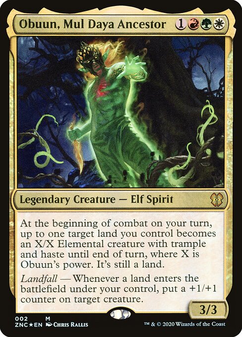 Obuun, Mul Daya Ancestor ZNC-2 Mythic Excellent Englisch Foil