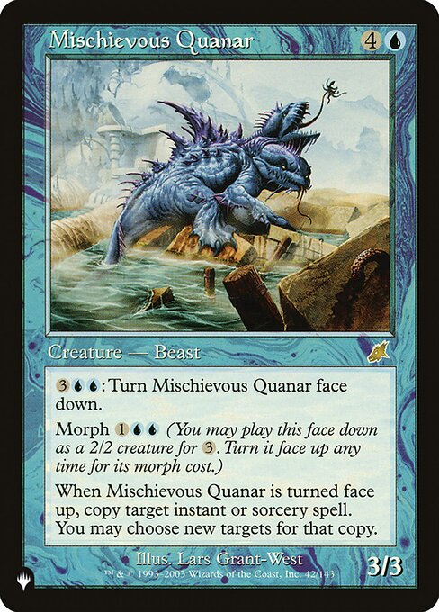Mischievous Quanar ZNL-42 Rare Near Mint Englisch