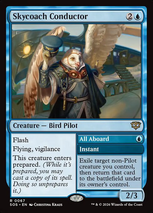 Skycoach Conductor // All Aboard - Back Face
