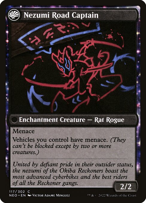 Okiba Reckoner Raid // Nezumi Road Captain - Back Face