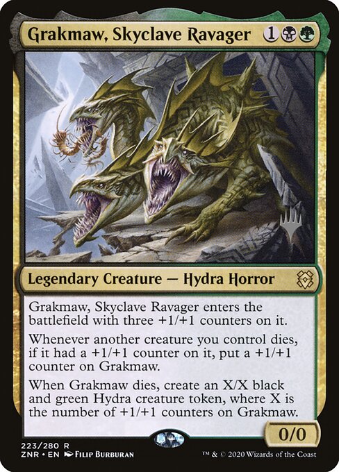Grakmaw, Skyclave Ravager PZNR-223 Rare Excellent Englisch