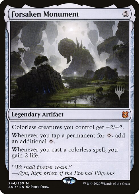 Verlassenes Monument (V.1) PZNR-244 Mythic Excellent Deutsch