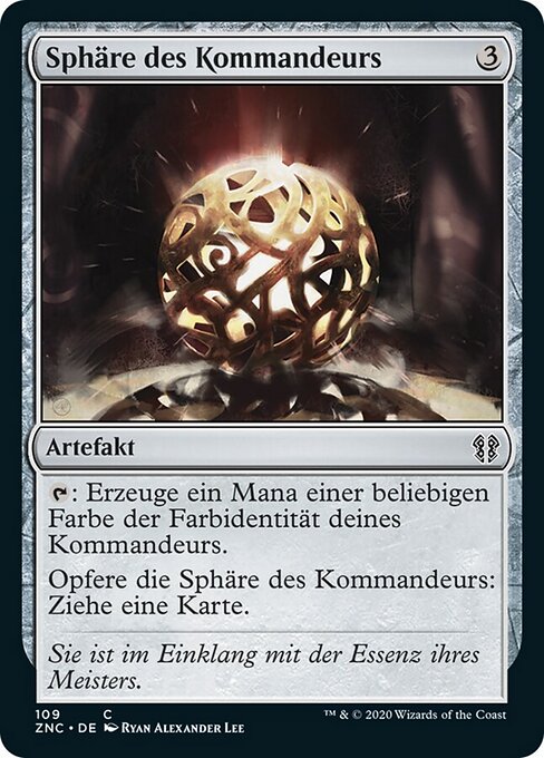 Sphäre des Kommandeurs ZNC-109 Common Near Mint Deutsch