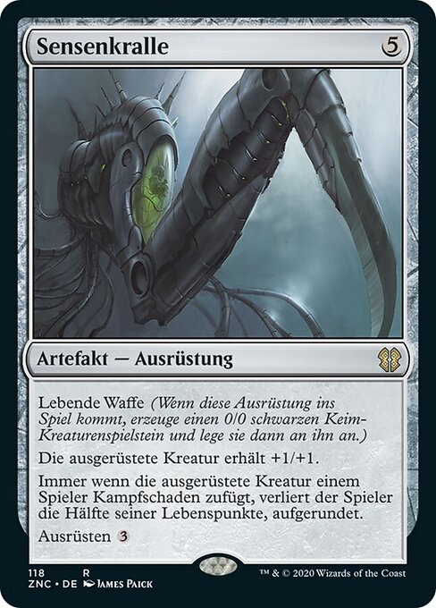 Sensenkralle ZNC-118 Rare Near Mint Deutsch