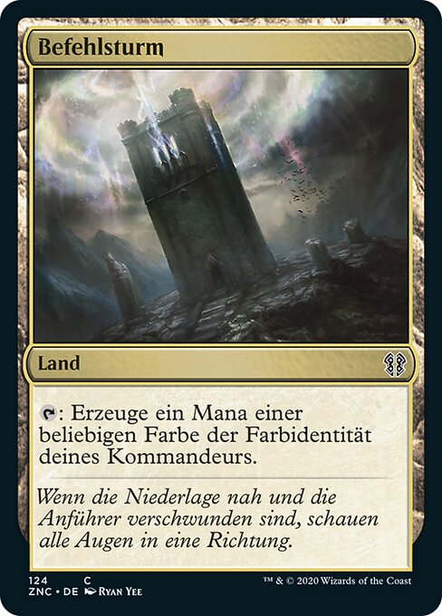 Befehlsturm ZNC-124 Common Near Mint Deutsch