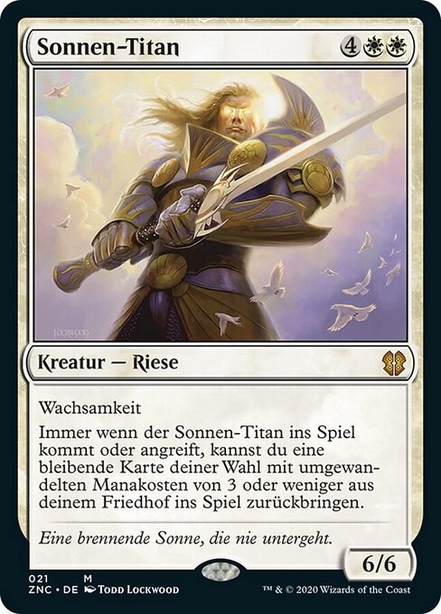 Sonnen-Titan ZNC-21 Mythic Excellent Deutsch