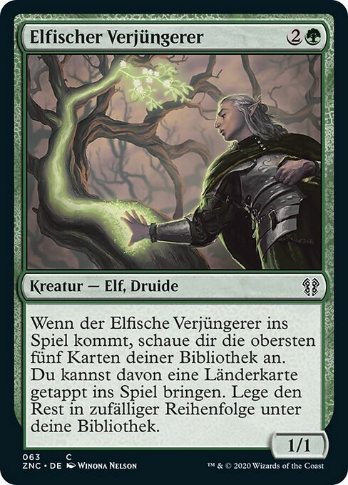 Elfischer Verjüngerer ZNC-63 Common Excellent Deutsch