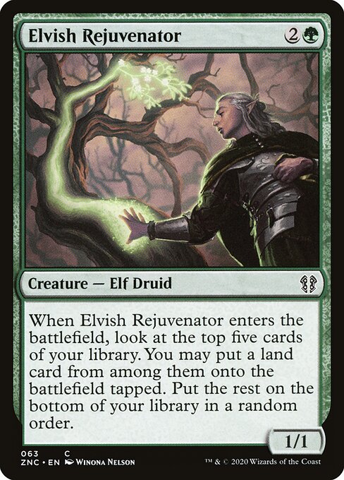 Elvish Rejuvenator ZNC-63 Common Near Mint Englisch