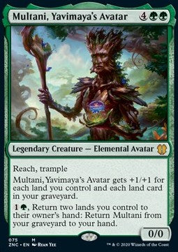 Multani, Yavimayas Avatar ZNC-75 Mythic Excellent Deutsch