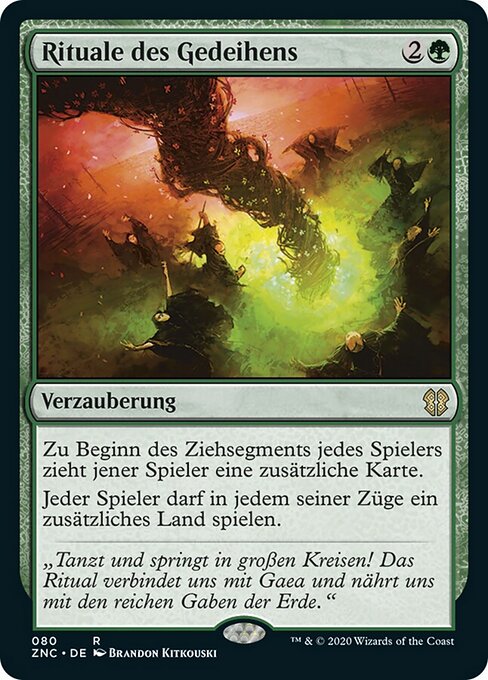 Rituale des Gedeihens ZNC-80 Rare Excellent Deutsch