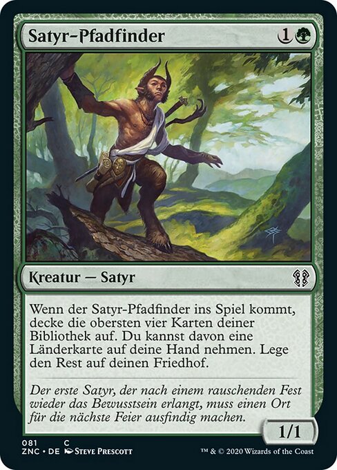 Satyr-Pfadfinder ZNC-81 Common Excellent Deutsch