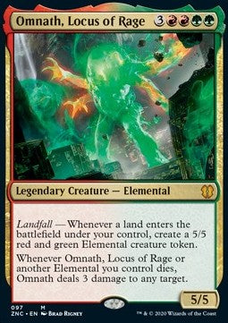 Omnath, der Sammelpunkt des Zorns ZNC-97 Mythic Excellent Englisch