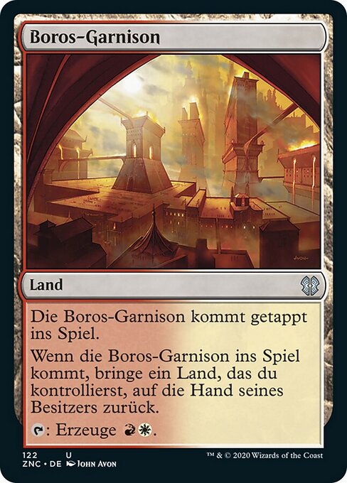 Boros-Garnison ZNC-122 Uncommon Excellent Deutsch
