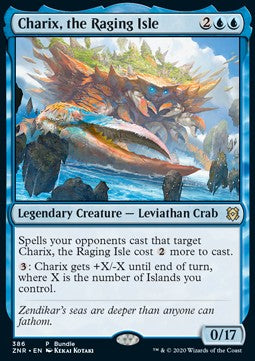 Charix, die tobende Insel (V.3) PZNR-386 Rare Near Mint Englisch Foil