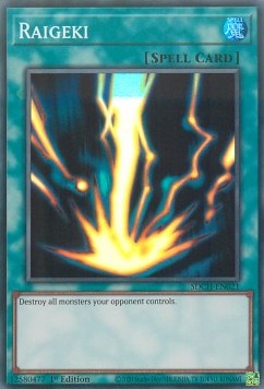 Raigeki SDCH-021 Super Rare Excellent Englisch 1. Auflage