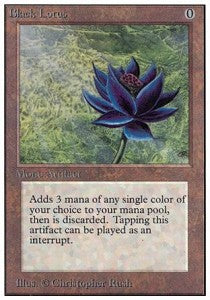 Black Lotus 2ED- Rare Played Englisch