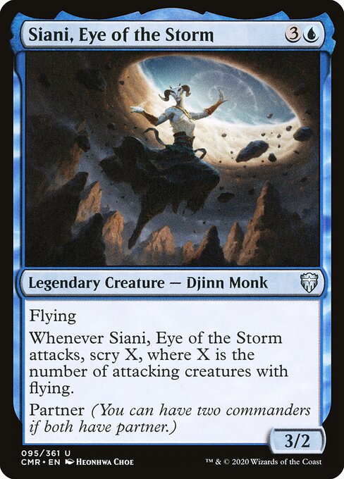 Siani, Eye of the Storm CMR-95 Uncommon Excellent Englisch Foil