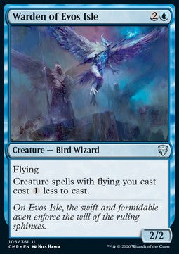 Warden of Evos Isle CMR-106 Uncommon Near Mint Englisch