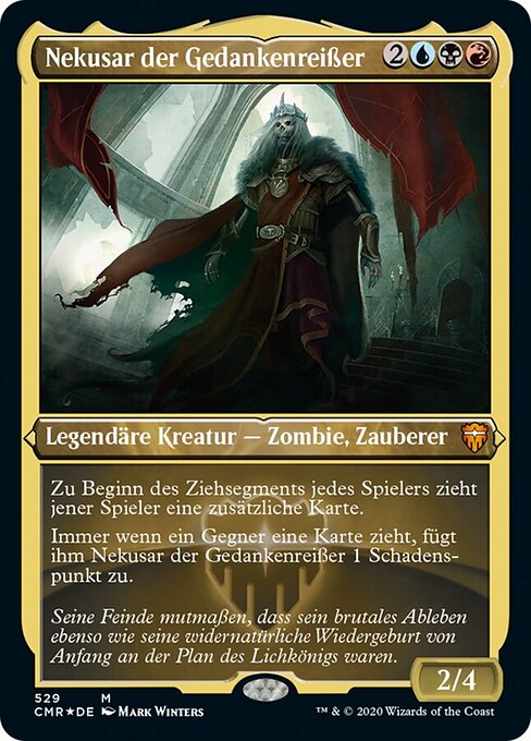 Nekusar der Gedankenreißer XCMR-529 Mythic Near Mint Deutsch Foil