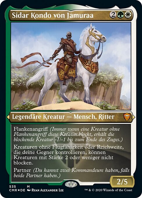 Sidar Kondo von Jamuraa XCMR-535 Mythic Near Mint Deutsch Foil