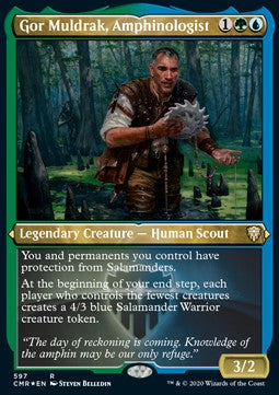 Gor Muldrak, Amphinologist XCMR-597 Rare Near Mint Englisch Foil