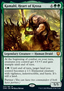 Kamahl, Herz von Krosa CMR-237 Mythic Excellent Englisch