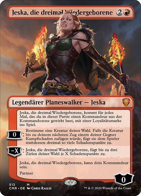 Jeska, die dreimal Wiedergeborene XCMR-513 Mythic Near Mint Deutsch