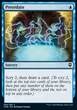 Preordain CMR-84 Common Near Mint Englisch Foil