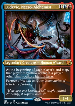 Ludevic, Nekro-Alchemist XCMR-525 Mythic Excellent Deutsch Foil