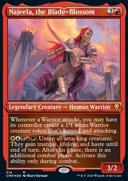 Najeela, die Klingenblüte XCMR-514 Mythic Excellent Deutsch Foil