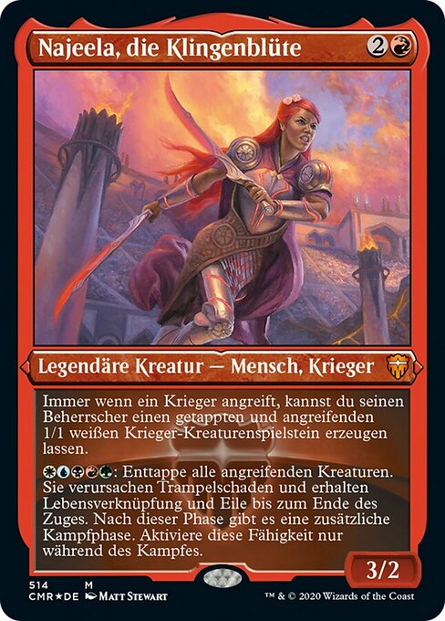 Najeela, die Klingenblüte XCMR-514 Mythic Excellent Deutsch Foil