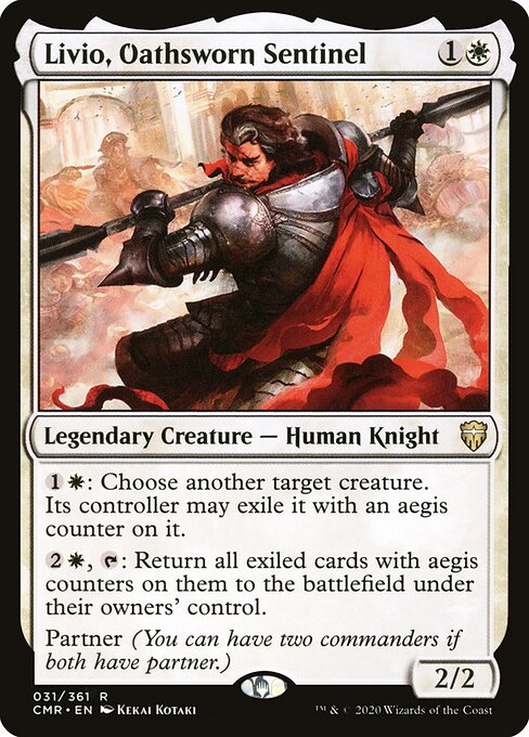 Livio, Oathsworn Sentinel CMR-31 Rare Near Mint Englisch