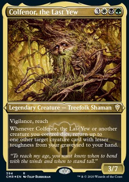 Colfenor, the Last Yew XCMR-594 Rare Near Mint Englisch Foil